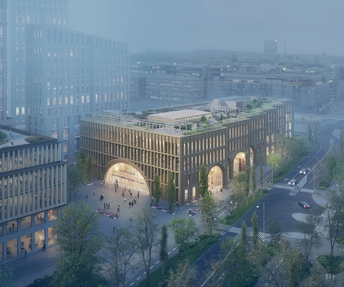 Illustration Reiulf Ramstad Arkitekter För Jernhusen